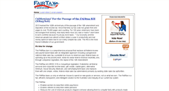 Desktop Screenshot of ca4fairtax.org